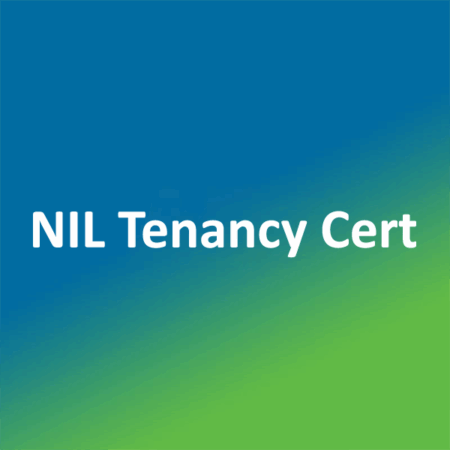 NIL Tenancy Certificate
